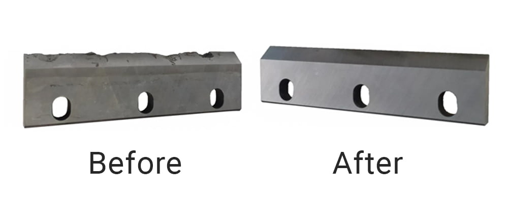 machine knife regrinding